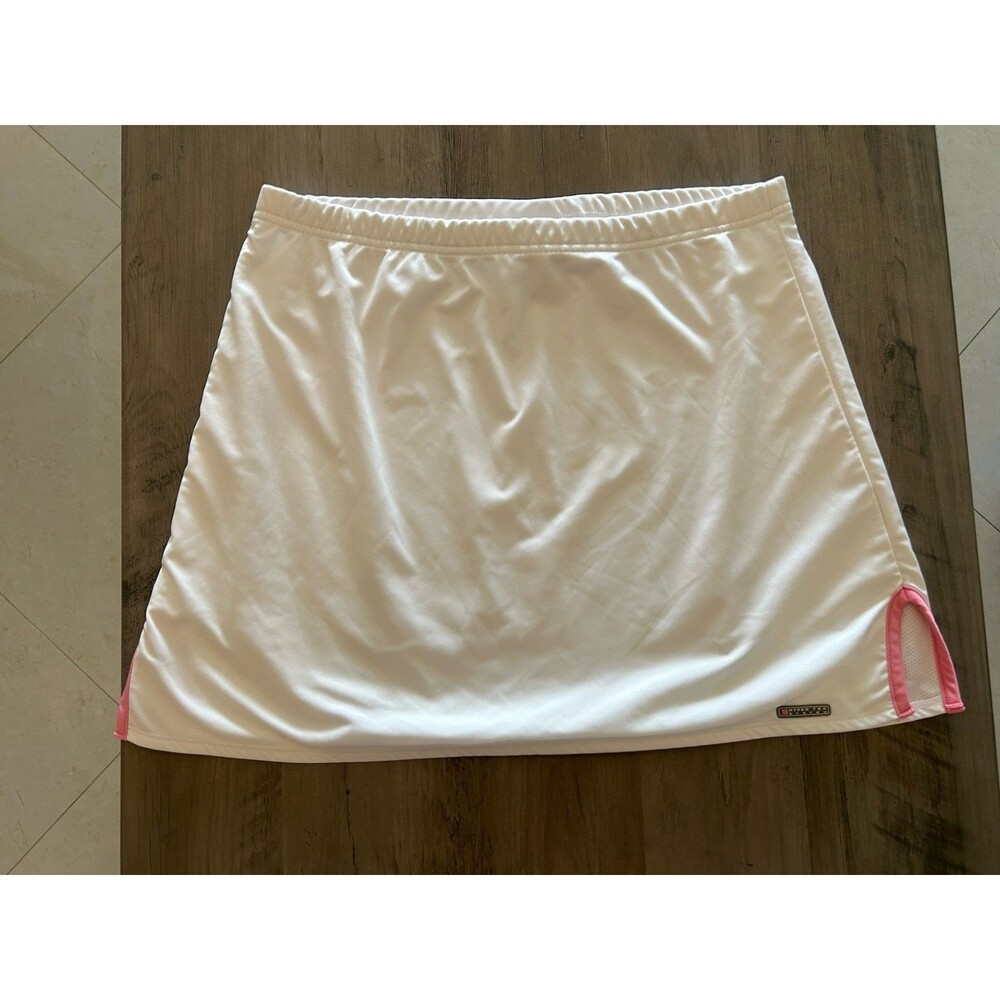 Wilson White w/Pink Accent Tennis Skirt Womens Size L